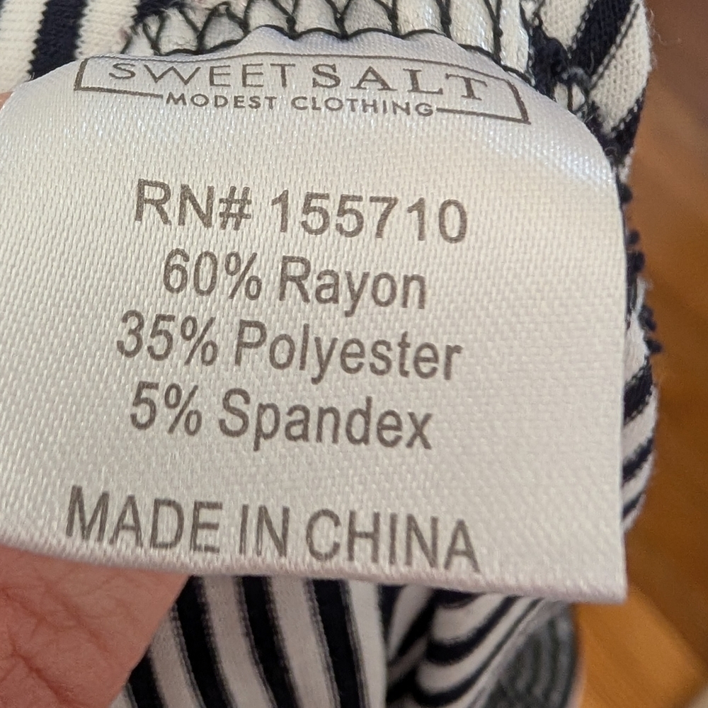 Sweet Salt Striped Maxi Skirt - Picture 6 of 7